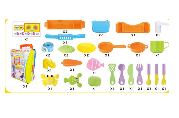 Cocina Infantil 2 En 1 En Maleta Con Ruedas Y Asa Extensible Agregar a favoritos