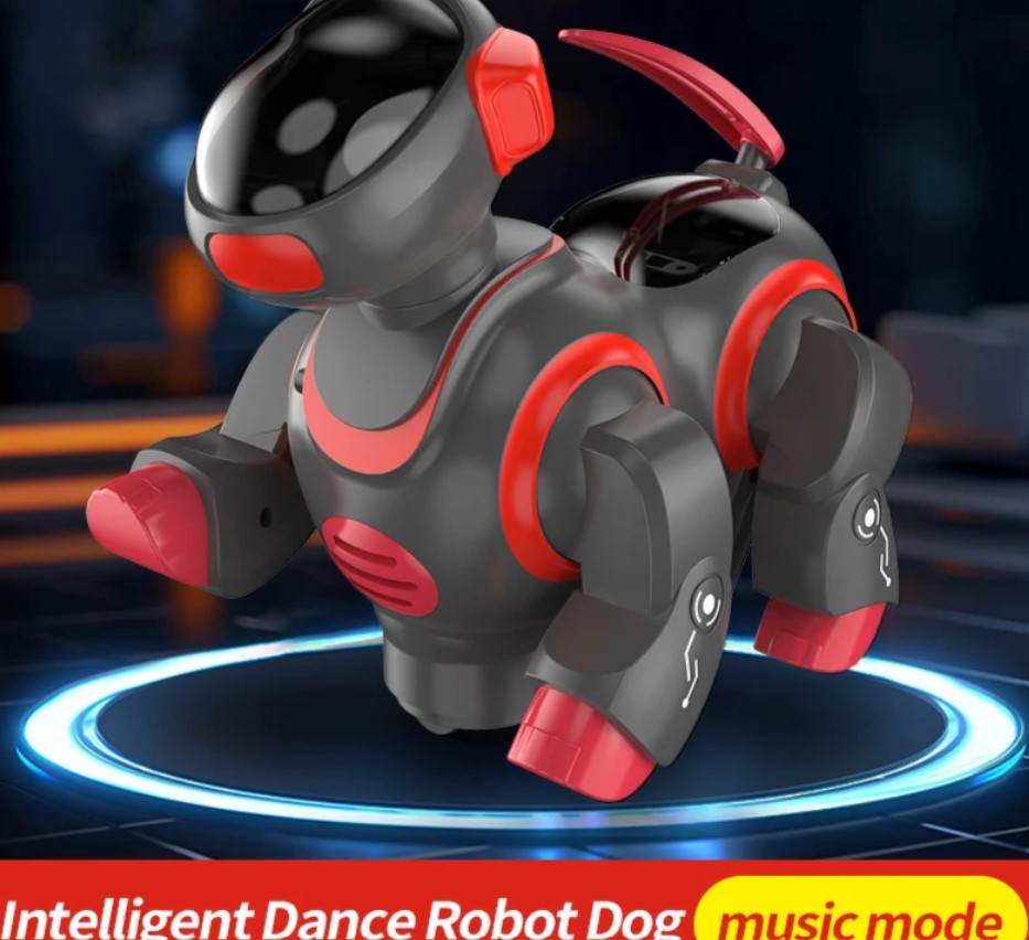 Perro Robot Interactivo Con Sonido Y Movimiento Realista
