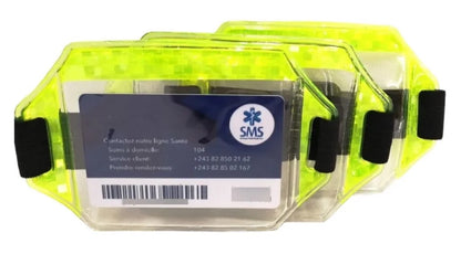 Brazalete Portacarnet Reflectivo Brazo Horizontal X5 Unid