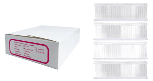 Plastiflechas 20mm Liviano Trasparente Caja 5000 Und