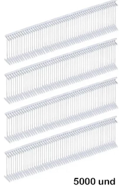 Plastiflechas 20mm Liviano Trasparente Caja 5000 Und