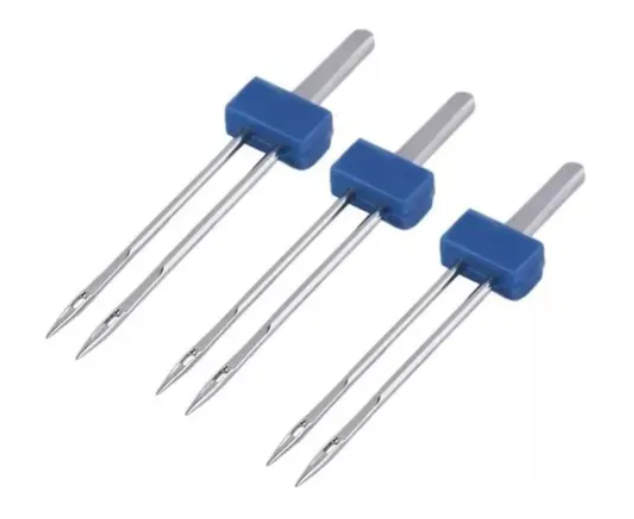 Pack X3 De Agujas Gemelas Para Acabados Profesionales
