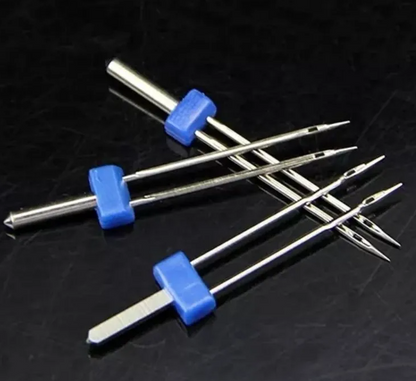 Pack X3 De Agujas Gemelas Para Acabados Profesionales