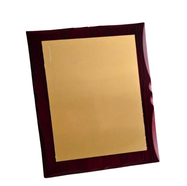 Placa De Reconocimiento Con Lamina Metalica Sublimable 22cm x 27cm