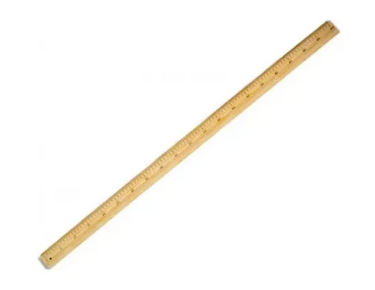 Regla En Madera De 100cm
