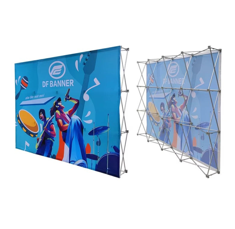 Backing Muro Publicitario En Aluminio Telon 2.27m X 3.02m
