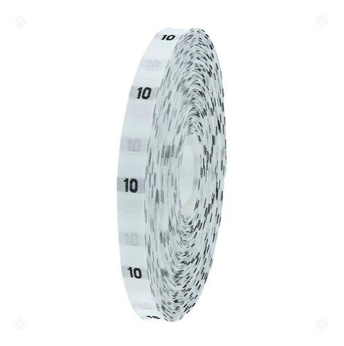 Talla Bordada Para Confeccion Ancho 12mm X 50metros