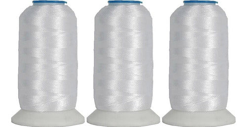 3 Hilos Para Bordar En Maquina Bordadora 2500yd