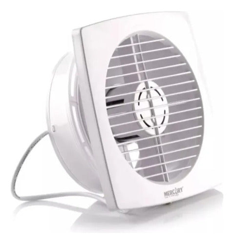Extractor De Aire Para Baño O Cocina Con Rejilla 8 Pulgadas
