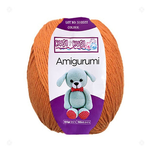 Madeja De Lana Amigurumi Algodon 100 Gramos X 180 Metros