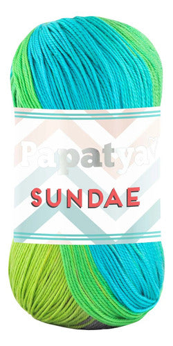Lana Papatya Sundae 100% Acriica Tejido Ovillo 100g X 320 Mt