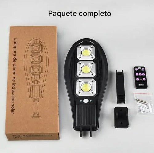 Lampara Solar Pared Impermeable Exterior 2500lm Sensor Movim 6v