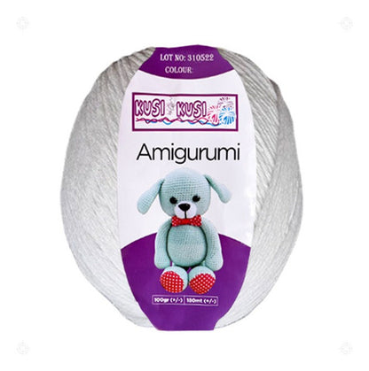 Madeja De Lana Amigurumi Algodon 100 Gramos X 180 Metros