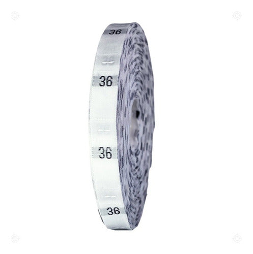 Talla Bordada Para Confeccion Ancho 12mm X 50metros