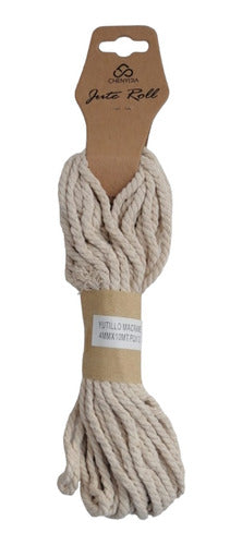 Hilo Algodon Tejer Yutillo Decoracion Macrame 4mm X 12unid