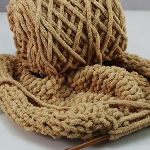 Lana Chelin Suave Esponjosa Tejido Bufanda Telar Ovillo 160g