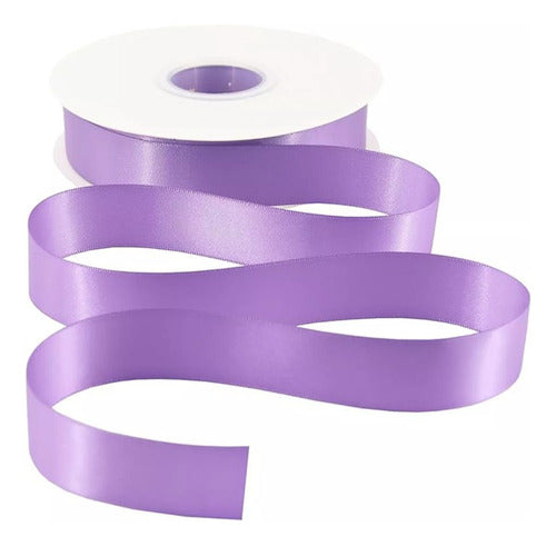 Rollo Cinta Satin Para Decoracion Ancho 4 Cm X 55 Metros