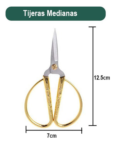 Kit De 3 Tijeras Herramienta Bisutería Fabricada En Acero