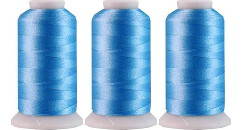 3 Hilos Para Bordar En Maquina Bordadora 2500yd