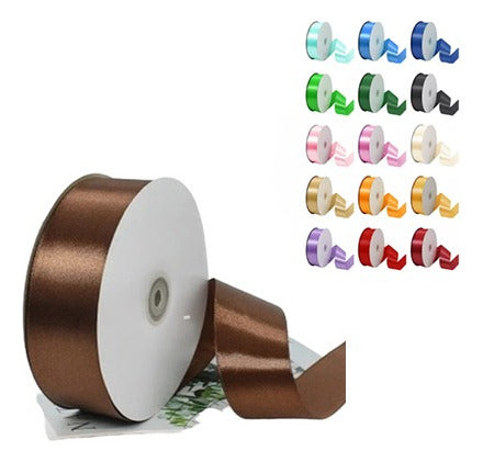 Rollo Cinta Satin Para Decoracion Ancho 4 Cm X 55 Metros