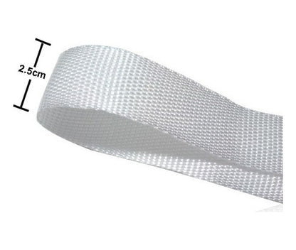 Cinta Reata Polipropileno Correa Mochila 2.5 Cm X  10m