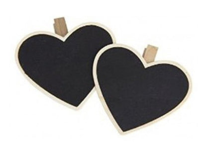 Ganchos De Madera Pizarra Pequeños Decoracion 4 Und