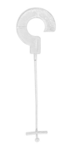 Plastiflechas Gancho 25mm Blanca 1 Pulgada Caja 5000 Und