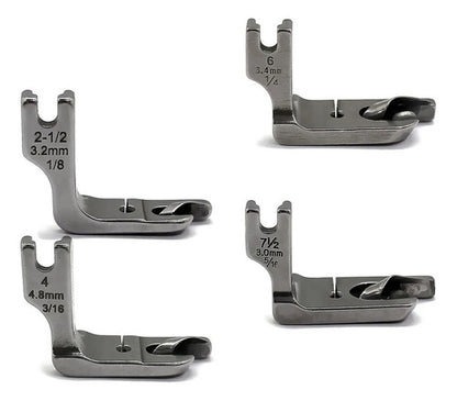 Kit De Pies Prensatelas Dobladillo Máquina Industrial X 4und