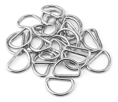 Hebillas Argollas Anillos Forma D 25mm X 100 Und