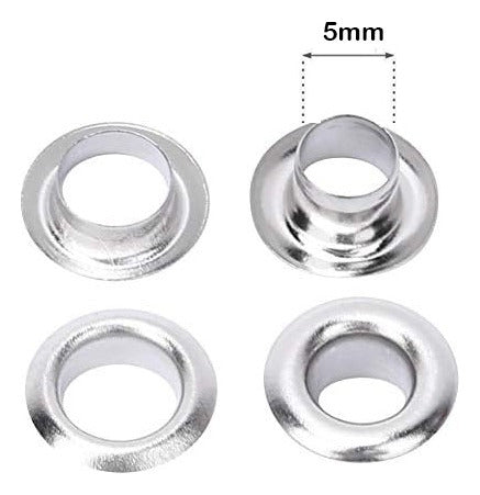 Ojalete Ojales Metalicos 3/16 Pulgada O 5mm Paquete X 50unid