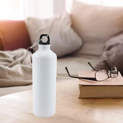 Caramañola Metalica 500mlbotella Termo Sublimar Blanco 6 Und