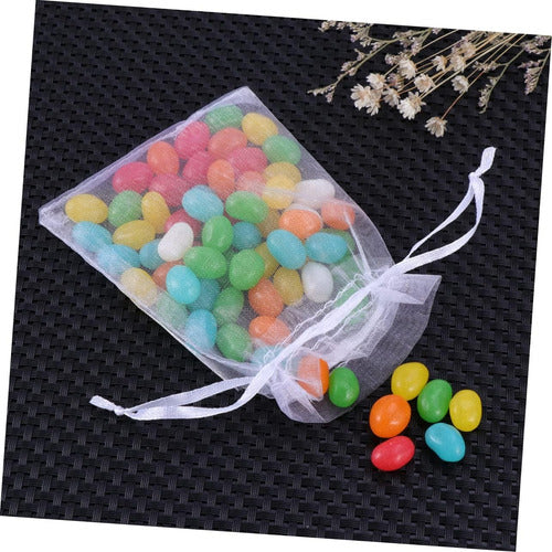 Bolsa De Organza 12cmx 9cm Paquete X 100und