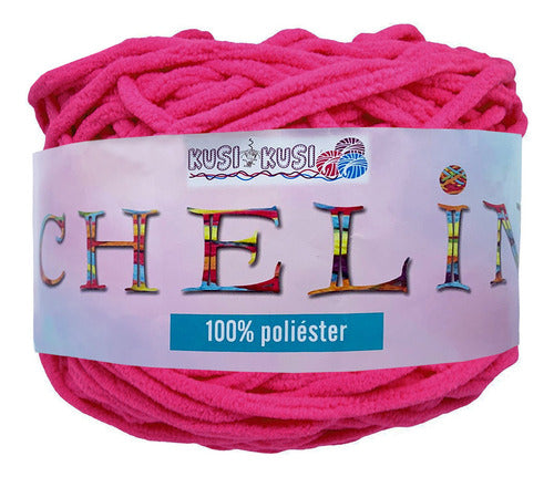 Lana Chelin Suave Esponjosa Tejido Bufanda Telar Ovillo 160g