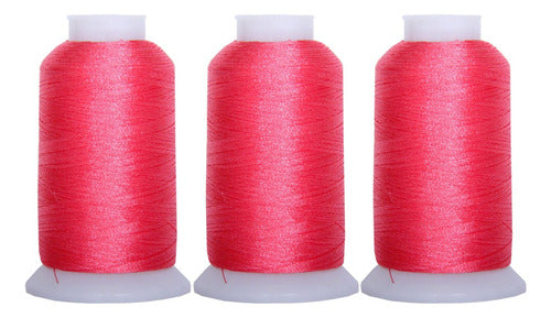 3 Hilos Para Bordar En Maquina Bordadora 2500yd
