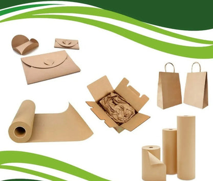 Papel Kraft Rollo Ancho 100cm X 200m 60gr Embalaje 40pulgada