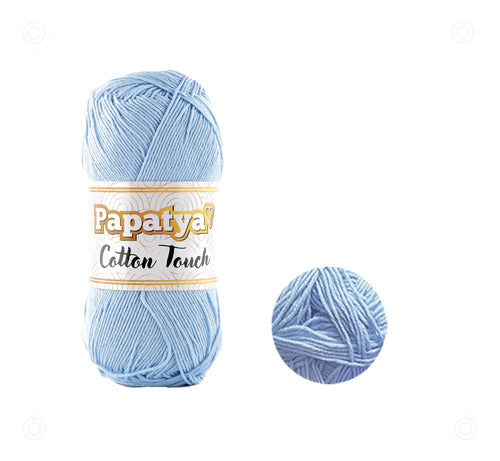 Lana Papatya Cotton Touch Algodon Tejido Ovillo 50g X 150mt
