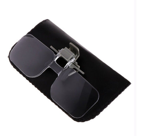 Lupa Estilo Gafas Con Clip Para Lectura, Costura O Bordado