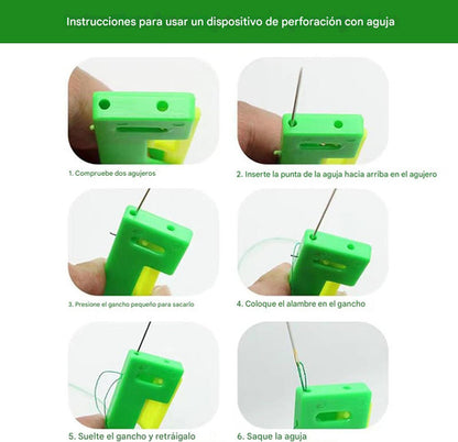 50 Enhebrador Facil De Agujas Automático Aguja