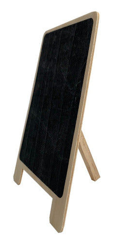 Pizarra Pequeña De Pie Madera Para Tiza Decoración