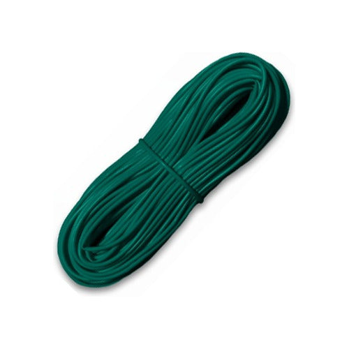 Madeja Mimbre Cordón Tubo Plástico Pvc Para Tejer X 40metros Verde oscuro