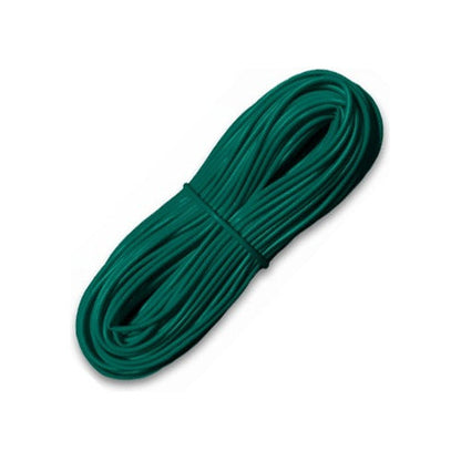 Madeja Mimbre Cordón Tubo Plástico Pvc Para Tejer X 40metros Verde oscuro