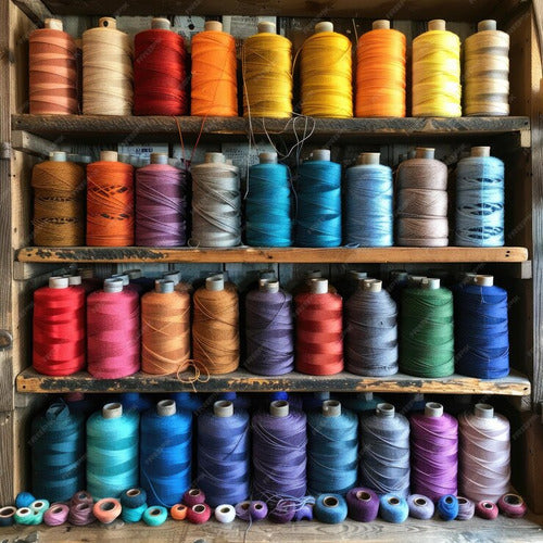 Hilo Importado Coser 100% Poliester 5000 Yardas  X 12 Unid