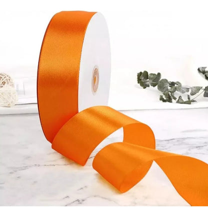 Rollo Cinta Satin Para Decoracion Ancho 4 Cm X 55 Metros