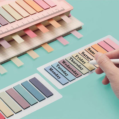 Post-it Notas Banderitas Adhesivas Plásticas X6und