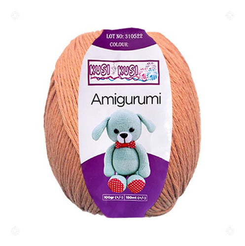Madeja De Lana Amigurumi Algodon 100 Gramos X 180 Metros