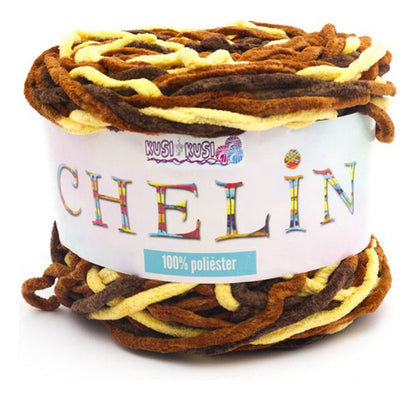 Lana Chelin Suave Esponjosa Tejido Bufanda Telar Ovillo 160g