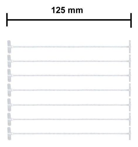 Plastiflechas 125mm 5 Pulgadas Transparente Caja 5000 Und