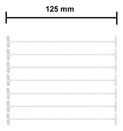 Plastiflechas 125mm 5 Pulgadas Transparente Caja 5000 Und