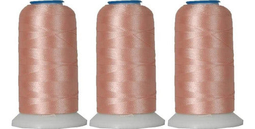 3 Hilos Para Bordar En Maquina Bordadora 2500yd