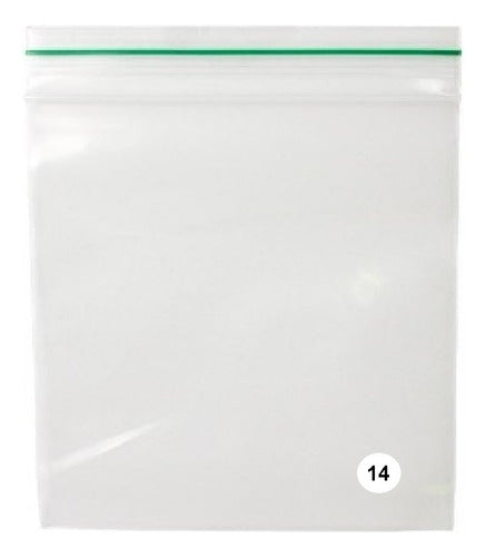 Kit Bolsas Hermeticas Y Tallas Adhesivas Para Ropa X100 Unid